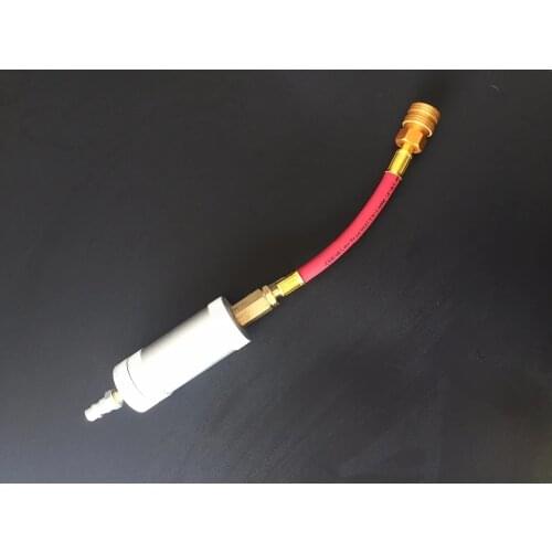 Fixmee Automotive R134A Dye Refrigerant Oil Injection Freon In Line Oil Injector 2oz