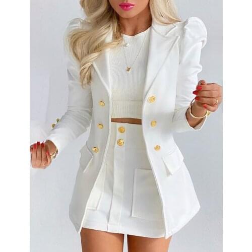 FollowYouLike Women's Suits With A Skirt