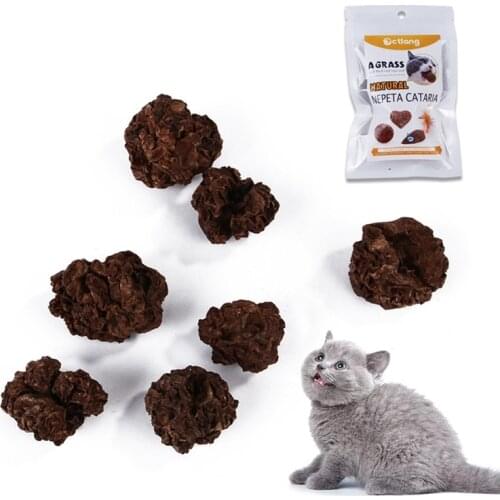 Cat Catnip Treat Natural Teeth Cleaning Cat Snack Cat Chew Catnip Pet Kitten Chewing Toy Cat mint For Cats Teeth toys