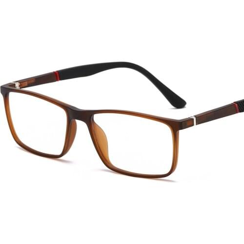 Square Flexible Spectacle Frame Men Glasses Frame Optical Comfortable TR90 Square Sports Glasses Lentes Para Hombre