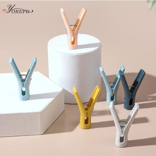 OYOREFD 10pcs/set Multi-function Plastic Clothes Pegs Fixed Windproof Beach Towel Clip Laundry Clothes Pegs Mini Clothespins