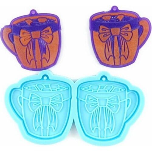 Ear Studs Epoxy Resin Mold Jewelry Earrings Pendant Silicone Mould DIY Crafts Ornaments Decorations Casting Tool