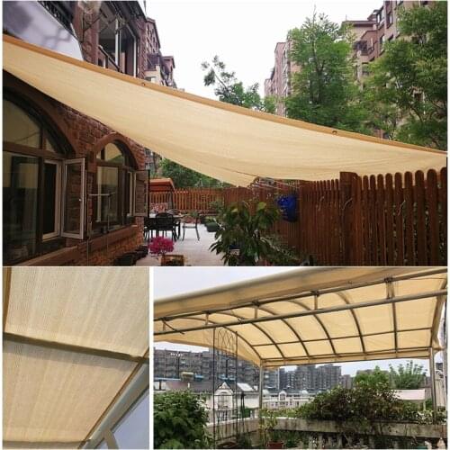 0.9Mx3M/0.9MX5M 220GSM Quality Anti-UV Sunshade Net Home Balcony Enclosure Nets Garden Yard Shading Canopys Custom Shade Sails