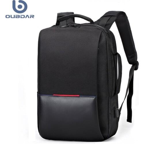 OUBDAR 2020 new waterproof backpacks USB charging school bag anti-theft male backpack for Litthing laptop travelling mochila