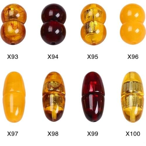 Top Quality Natural Amber Clasp Connectors Necklace Buckle 5pcs/lot for Jewelry Making 4 colors free shipping