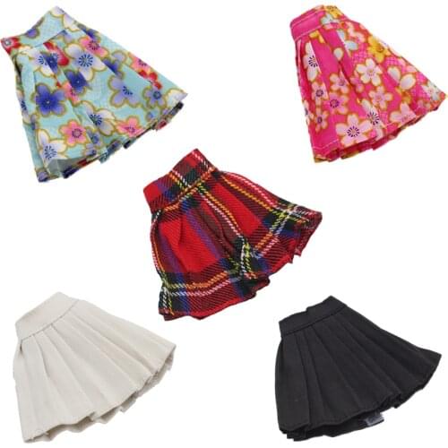 Winter Warm Long Sleeve Tops White Short Mini Dress Outfits Clothes for 30cm Doll Clothes 1/6 BJD Dolls Accessories