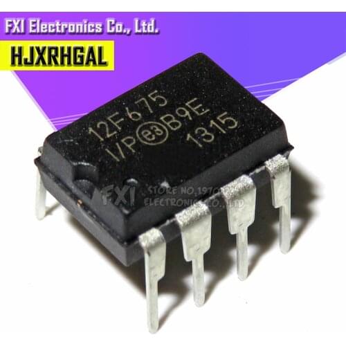 10PCS PIC12F675-I/P PIC12F675-I DIP8 DIP PIC12F67