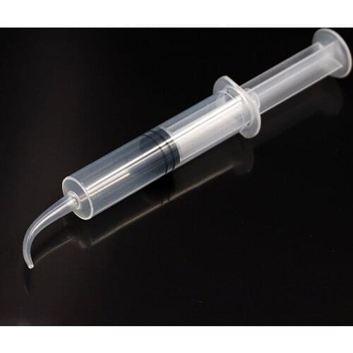 30pcs Disposable Dental Irrigation Injector Dental Irrigation Syringes with Curved Tip 12ml High Quality Oral Care Tools