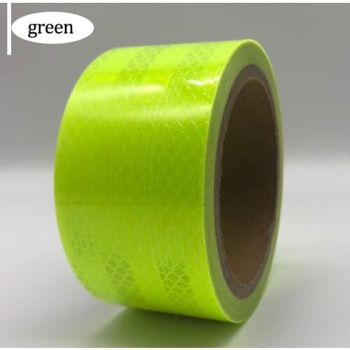 5cmx5m/Roll Multiple Color Prismatic Reflective Adhesive Sticker Conspicuity Tape For Truck Trailer