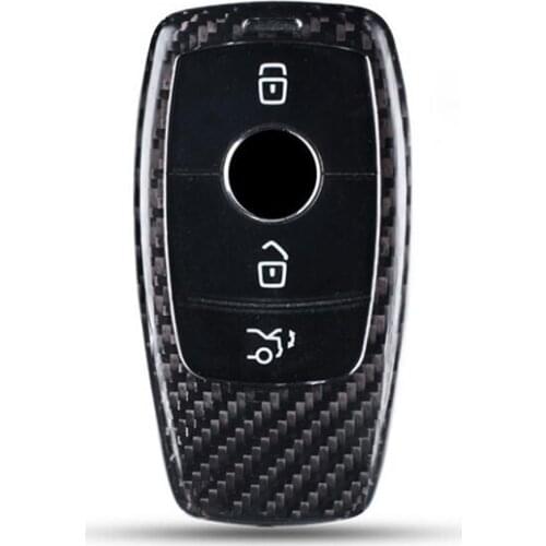 Glass fiber Car Key Case Cover Key Shell For Mercedes Benz E Class E200L E300L Car Accessories