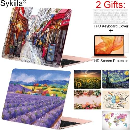 Case for Macbook Pro 13 15 16 12 Retina Air 11 13 inch Touch Bar A2179 Matte Print Cover Marble Laptop Forsted A2251 A2289