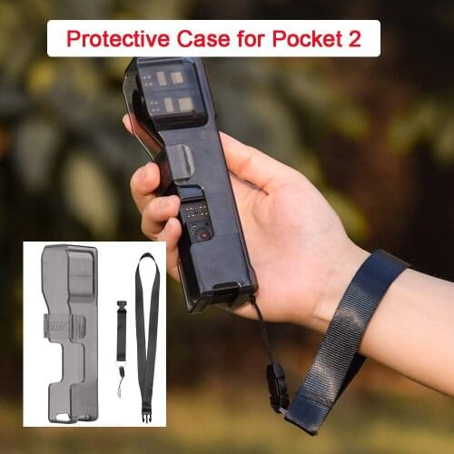 Protective Storage Case for DJI POCKET 2 Portable Screen Protection Anti-collision Box Anti-lost Lanyard Gimbal Camera Accessory
