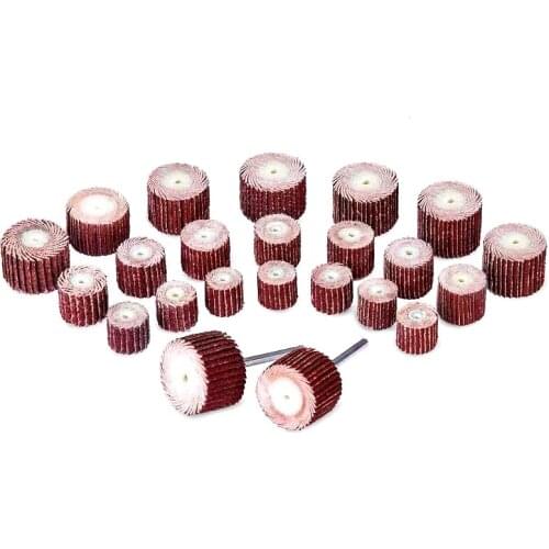 Citop 10PC 10-12mm Accessories Sandpaper Sanding Flap Polishing Wheels Sanding Disc Shutter Polishing Wheel For Rotary