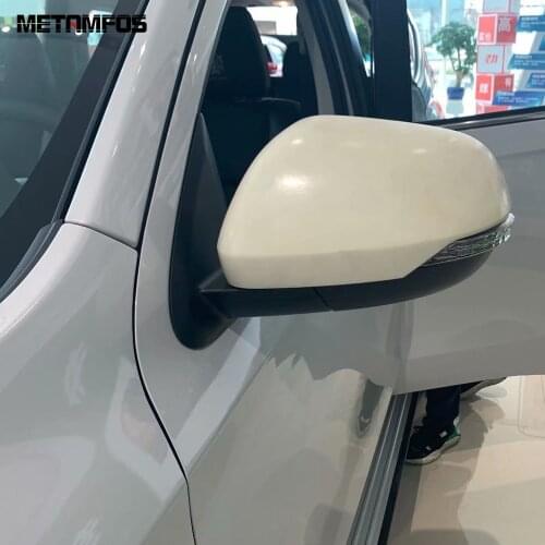 For Mitsubishi Pajero/Montero/Shogun Sport 2019-2021 Side View Rearview Mirror Cover Trim Protect Cap Exterior Car Accessories