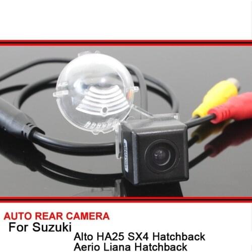 For Suzuki Alto SX4 Aerio Liana Hatchback Grand Vitara Night Vision Car Reverse Backup Rearview Parking Rear View Camera HD CCD
