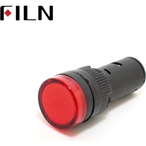 AD22-16DS 16mm 12v 24v 110v 220v signal LED power indicator light plastic Signal lamp Pilot lamp