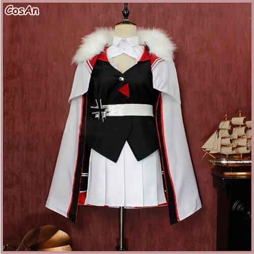 Game Azur Lane KMS Graf Zeppelin Cosplay Costume Handsom Fashion Battle Uniform Activity Party Role Play Clothing Custom-Make