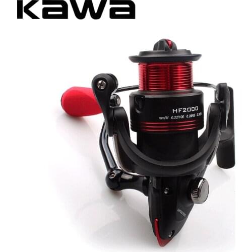 KAWA fishing reel spinning reel HF2000 ratio 5.2:1 max drag 4.5kg 247g bearing 2+1 for fishing seawater light and handy