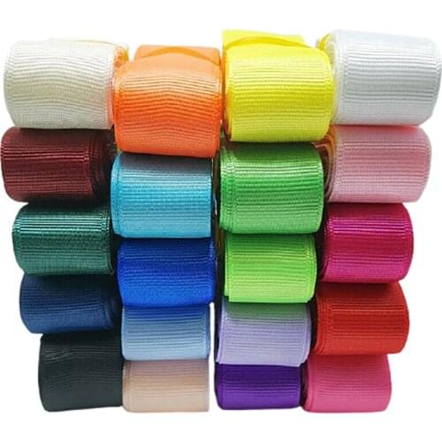 Mix 100 Yards Grosgrain Ribbons for Wedding Birthday Party Gift Wrapping Christmas Halloween Festival Supplies DIY Crafts Ribbon
