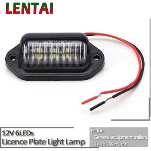 LENTAI For Hyundai solaris i30 tucson 2017 ix35 Suzuki swift grand vitar 1PC Car LED Number Plate Lamp License Plate Light Bulbs