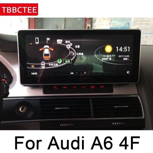 For Audi A6 4F 2004~2011 MMI 10.25" Multimedia Player HD Screen Stereo Android Car GPS Navi Map Original Style Auto Radio WIFI