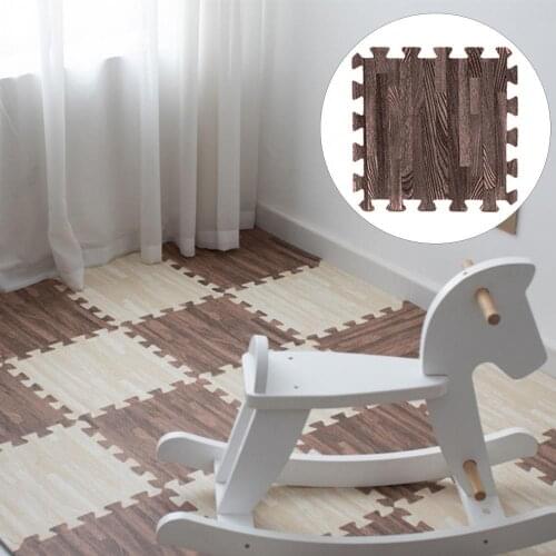 4Pcs Square Foam Floor Mat Children Crawling Pad Living Room Bedroom Cushion Rug Home Textile