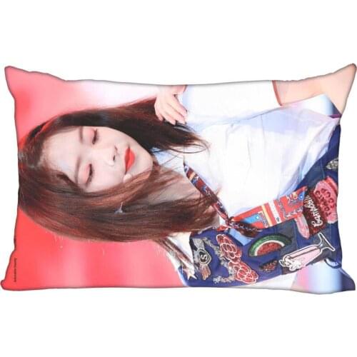 New Arrival Custom Red Velvet Yeri Satin Pillowcase 35x45cm (one side) Printed Zipper Pillow Cover Custom your image gift