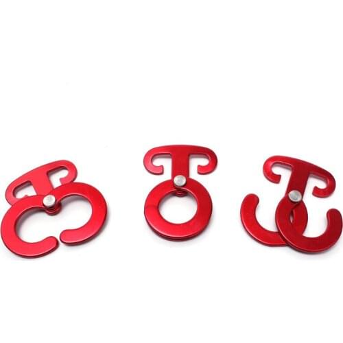 New fast hanging camping wind rope buckle claw self-locking hook Round automatic button O- wholesale