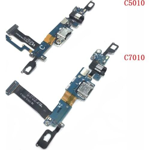 For Samsung C5 Pro C5010 C7 C7Pro C7010 USB Charger Dock Port Connector Board Headphone Audio Jack USB Charging Port Flex Cable