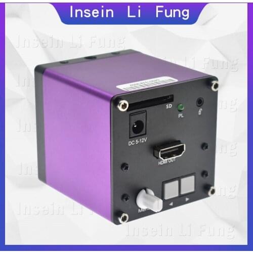 1080P 60 Frames 1/2-inch HDMI Industrial Video Microscope Camera C Interface SD Card Storage R G B Independent Adjustment