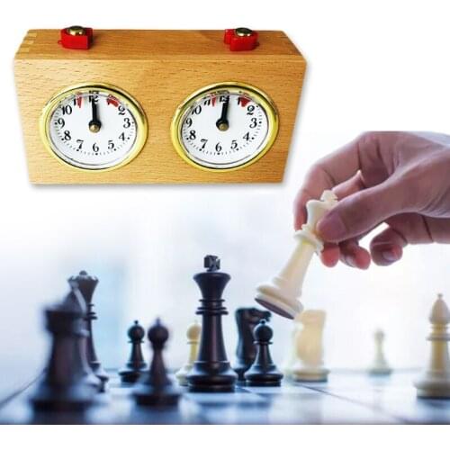 Chess timer, chess mechanical wooden table, chess simulation table, chess simula G32E