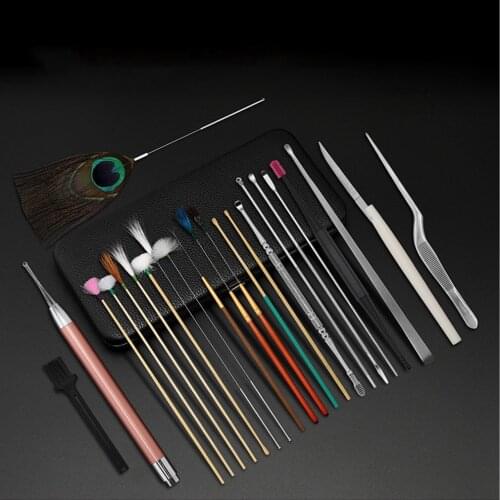 Visual Luminous Ear Pick Set Removal Spoon Ear Care Tools For Ear Massage Adult Earpick Ear Picker With LED Light