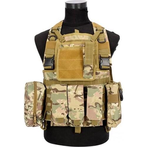 Military RRV Tactical Vest High Quality 600D Nylon Molle System CS Protective Vest CQC Tactical Protective Equipment