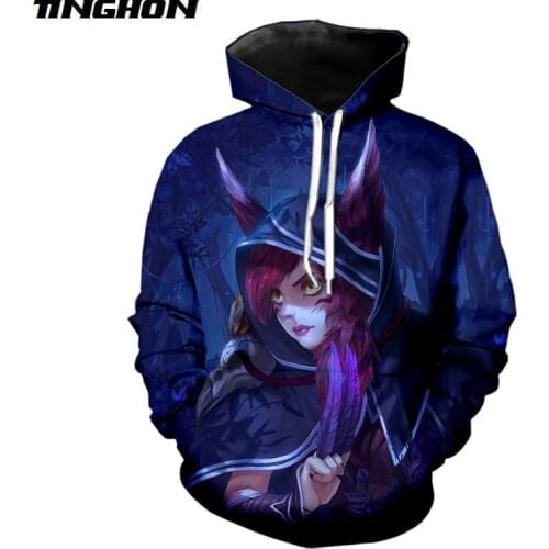XS-7XL League of Legends Xayah Men Women T Shirt 3D Print Game T Shirt/Sweatshirt/Hoodies Casual Streetwear Pullovers
