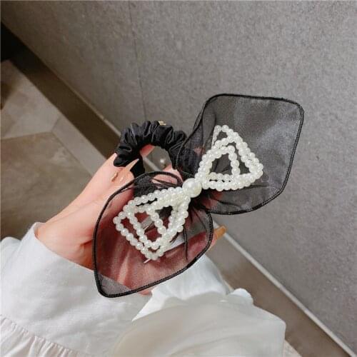 Women Lady Fashion Elastic Hair Ring Luxury Crystal Hair Rubber bands Rope Headbands Ties Hair Accessories for Women & Girls