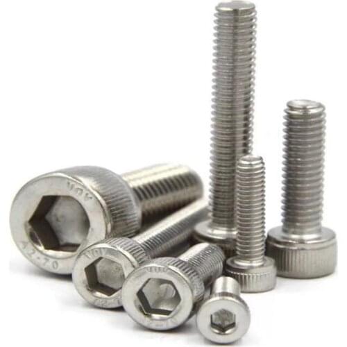 100/200/500/1000 piece M3/M4/M5/M6/M8 steel hexagon socket head cap screws hexagon socket head cap screws metric bicycle screws