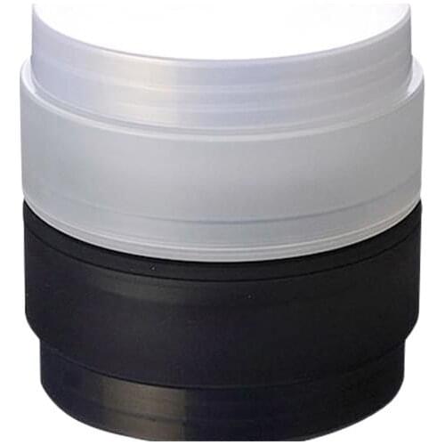 100G frosted PP material double layer plastic bottle tin jar pot for mask cream day night essence serum moisturizer packing