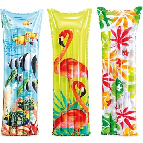 183x60cm PVC Inflatable Pool Float Swimming Pool Lounger Floating Row Bed Summer Water Game Inflatable Hammock Air Positive