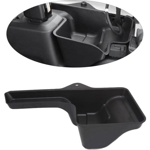 2 Pieces Wheel Well Storage Bin Fit for Jeep JL JLU 2018 2019 Interior Accessories Parts Screw Installation Black