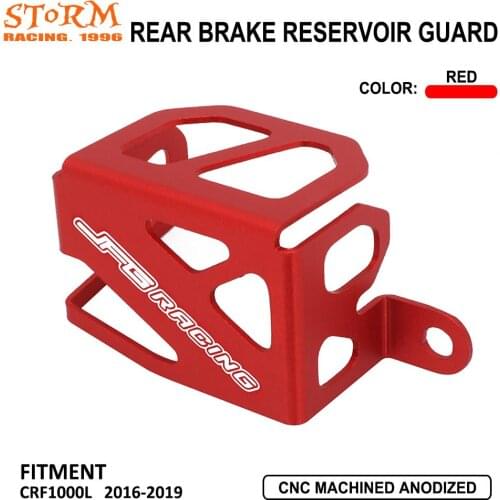 2016-2017 CNC Aluminum FOR Honda CRF1000L CRF 1000L 1000 L Motorcycle Rear Brake Reservoir Guard Cover Protect Protection