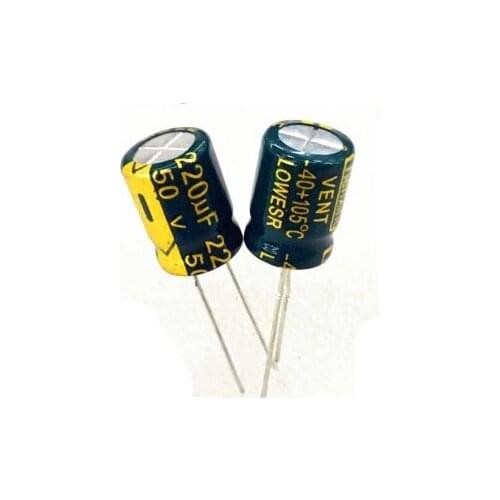 220uf 50v 10*13mm Electrolytic Capacitor 50V220UF