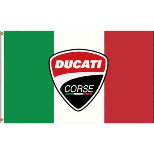 3X5FT motorcycles Ducati flag Free shipping American flag