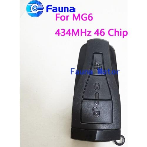 434MHz 3Button Keyless Go Proximity Smart Remote Control Key For MG6 With 46 Chip