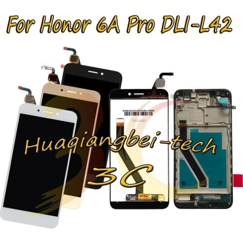5.0'' New For Huawei Honor 6A Pro DLI-L42 Full LCD DIsplay + Touch Screen Digitizer Assembly With Frame 100% Tested