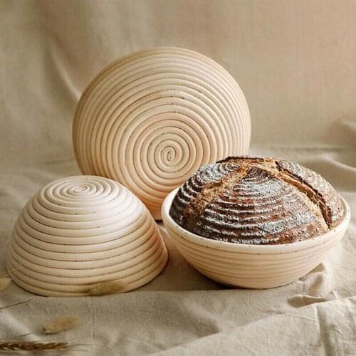 Rattan Bread Proofing Basket Natural Oval Rattan Wicker Bread Dough Fermentation Sourdough Banneton Bread Fermentation Basket