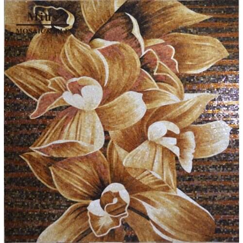 Custom glass mosaic tile design