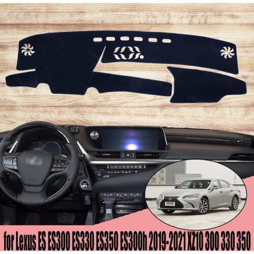For Lexus ES ES300 ES330 ES350 ES300h 2019-2021 XZ10 300 330 350 Dashmats Car-styling Dashboard Cover Pad Carpet Sunshade