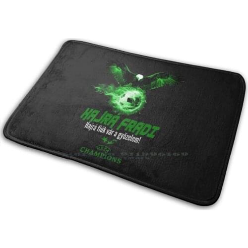 Ftc-League Mat Rug Carpet Anti-Slip Bedroom Entrance Door Mat League Ftc Ferencváros Soccer Foci Bl Football Hungarian
