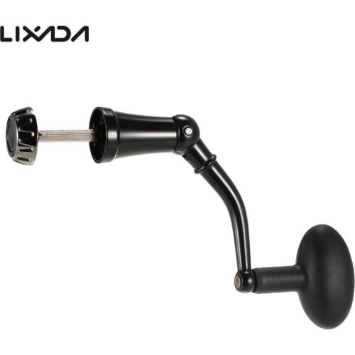 Lixada High Quality Fishing Reel Handle Rotary Knob Rocking Crank Handle Folding Fish Tackle Box Accessories Nonslip Grip FO163