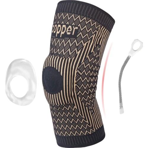 Copper Knee Compression Sleeve for Sports Copper Knee Brace for Arthritis Pain and Support Workout Arthritis Relief Basketball